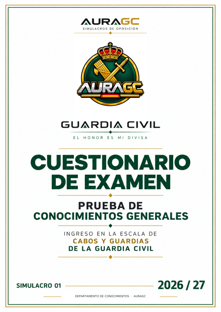 Portada del Simulacro 01 de AURAGC